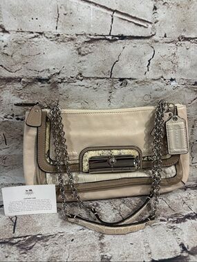VTG- Coach Kristin Spectator Chain Shoulder Bag